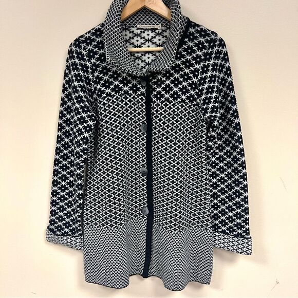 Chiaramente wool blend cardigan.  Size M - Picture 1 of 8